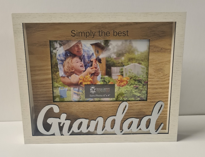 Gift frame for Grandad sold at Eyre Square Newsagents Galway
