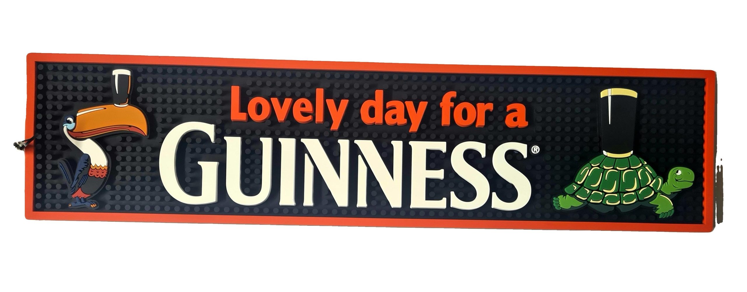 Guinness Gilroy PVC Bar Mat