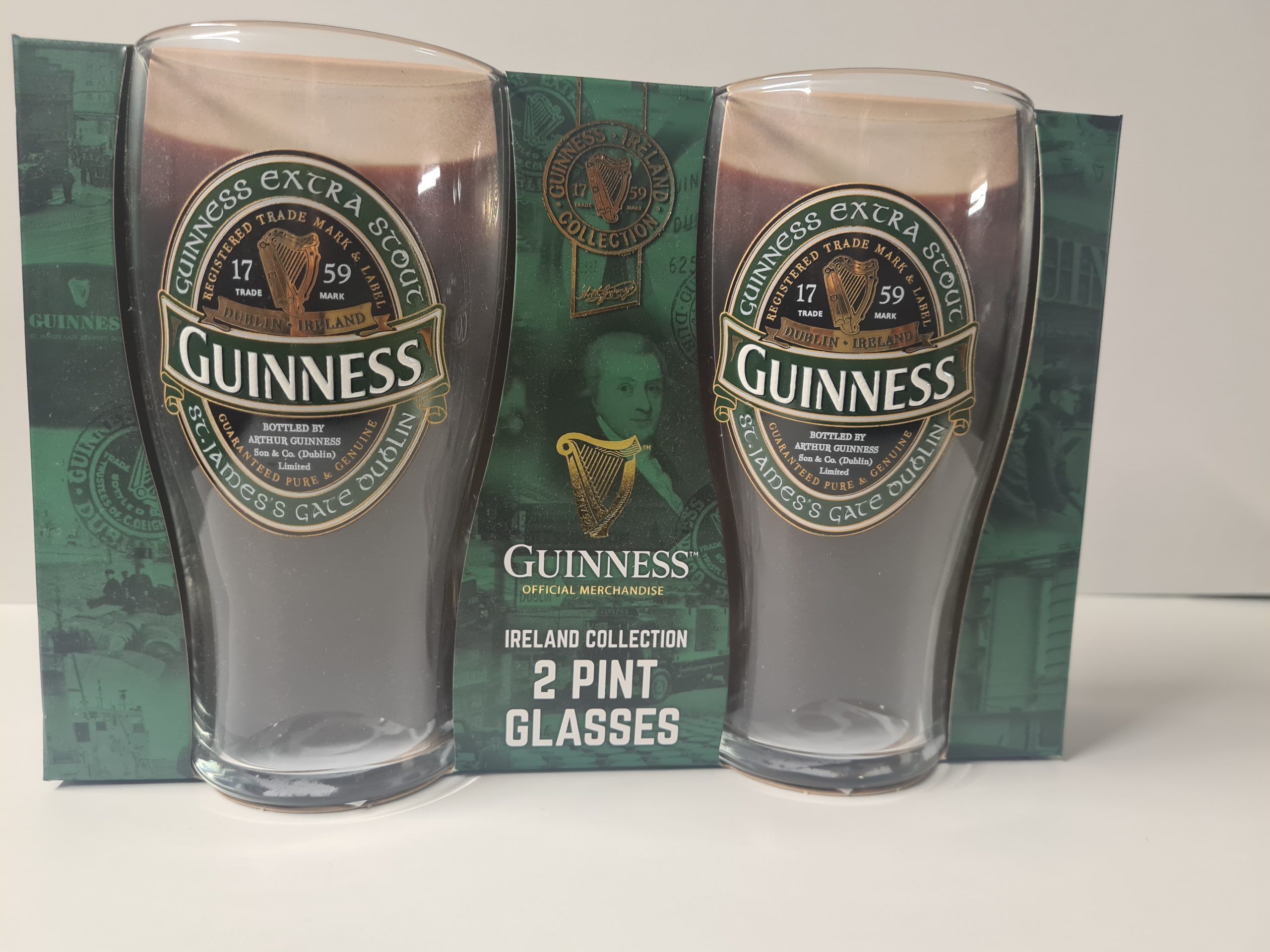 Guinness Ireland Pint Glasses - Image 2