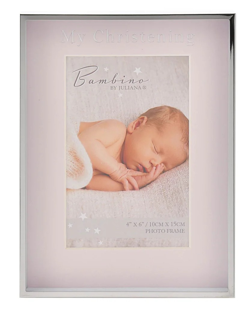 Bambino Photo Frame "Christening Day" Baby Girl