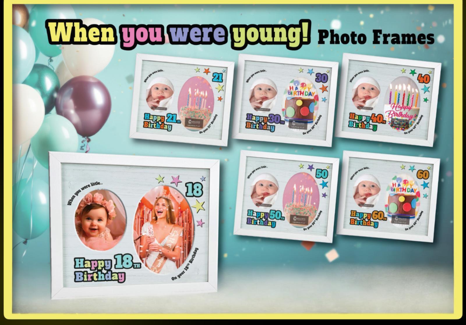 'When You Were Young' Double Photo Frame